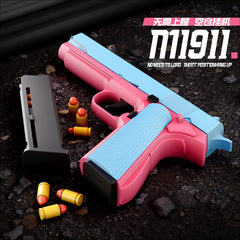 M1911 Toy Gun with Magazine and Colorful Soft Bullets with Holster