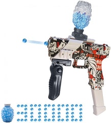 Splatter Ball Gun, Electric Gel Ball Shooting Toys with 30000 eco-Friendly Gellets and Goggles for Outdoor Activities Shooting Team Game Gifts for Teens, Boys and Girls Ages 12+