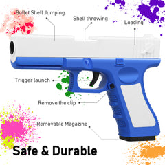 Jump Ejectinging Toy Gun, Soft Bullets & Pull Back Action, Pistol Toys Foam Blaster Soft Bullet Play Gun with 40 Pcs Darts, Education Toy Model for 6,7,8,9,15+ Kids Gifts