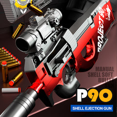 P90 Electric Water Gun Soft Bullet Air Gun Graffiti Bb Gun Game Pistol Toy Gun